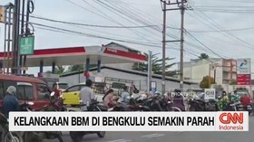 VIDEO: Kelangkaan BBM di Bengkulu Semakin Parah