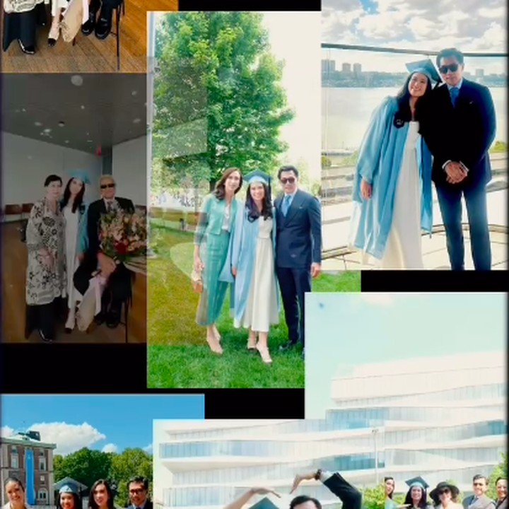 <p>Di acara wisuda ini, Widi tak datang sendiri. Ia didampingi suaminya Wishnu Wardhana. Pasangan ini langsung memberikan sambutan yang hangat setelah putrinya dinyatakan lulus S2. (Foto: Instagram @widi.wardhana)</p>
