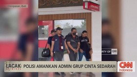 VIDEO: Admin Grup Cinta Sedarah Ditangkap di Bali