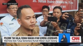 VIDEO: Polemik Non Halal, Wali Kota Solo Tutup Sementara Warung