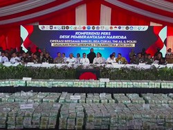 Potret 2 Ton Sabu Hasil Penangkapan Kapal Sea Dragon di Karimun