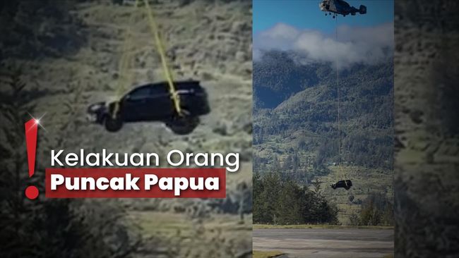 Viral Orang Papua Beli Mobil Diantar Helikopter, Ongkirnya Dipertanyakan