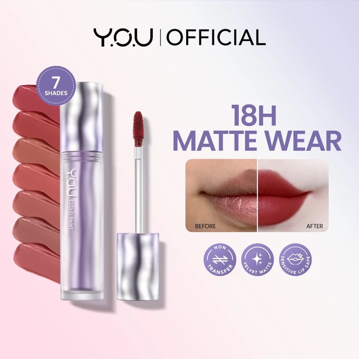 YOU - Cloud Paint Matte Lasting Lip Cream/ Foto: YOU Beauty Official