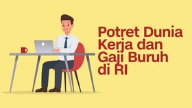 INFOGRAFIS: Potret Dunia Kerja dan Gaji Buruh di RI