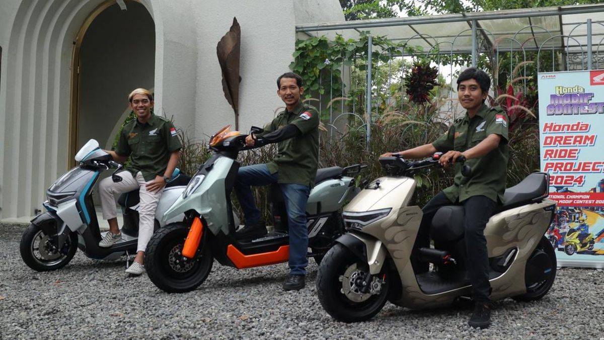 Begini Jadinya Saat Motor Listrik Honda Dirombak Juara Kontes Modif