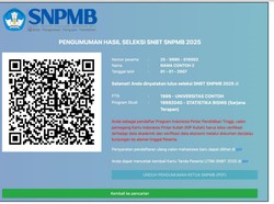44 Link Pengumuman SNBT 2025 Resmi Semua PTN, Yuk Cek Hasil UTBK!