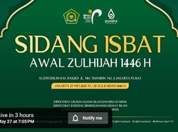 Pengumuman Sidang Isbat Penentuan 1 Dzulhijjah dan Idul Adha Jam Berapa?