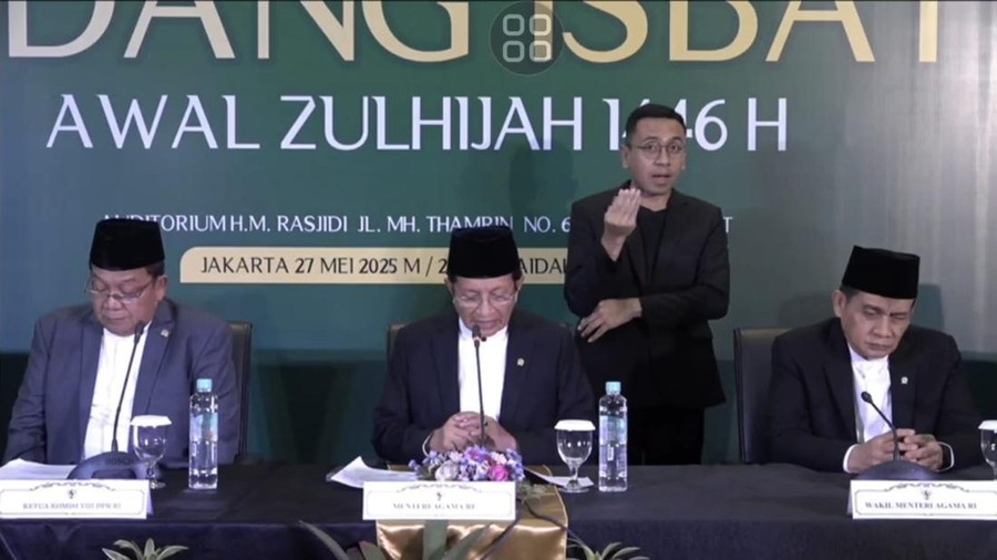 Konferensi Pers Sidang Isbat 1 Dzulhijjah 2025&period;