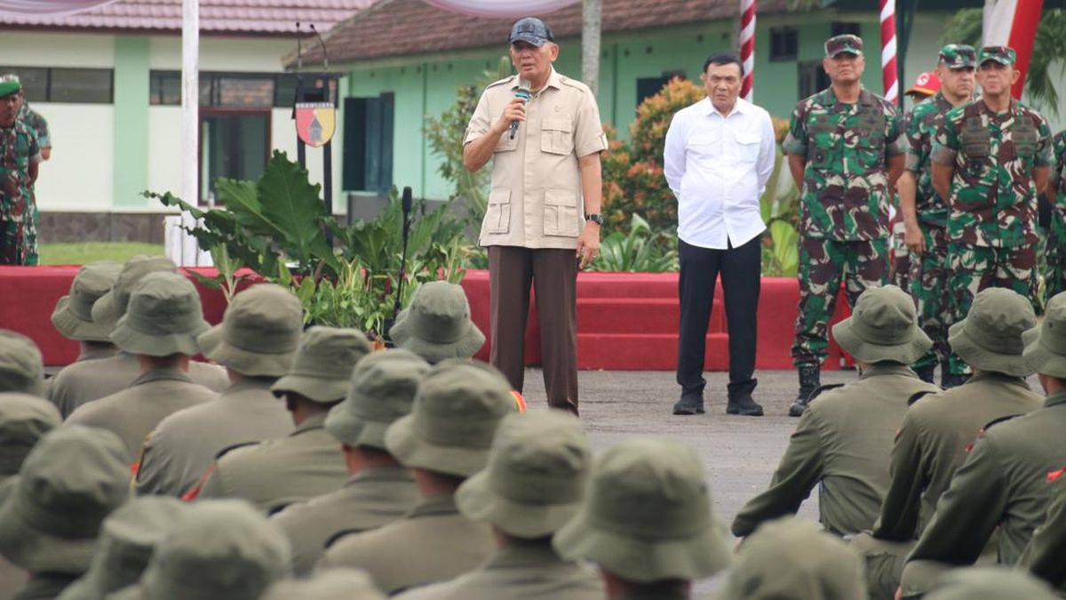 Menhan Tinjau Langsung Diklatsarmil SPPI