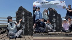 Park Shin Hye Taklukkan Puncak Gunung Tertinggi di Korea Selatan
