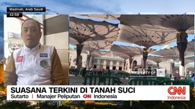 VIDEO: Suasana Terkini di Tanah Suci, Suhu Capai 40 Derajat Celcius