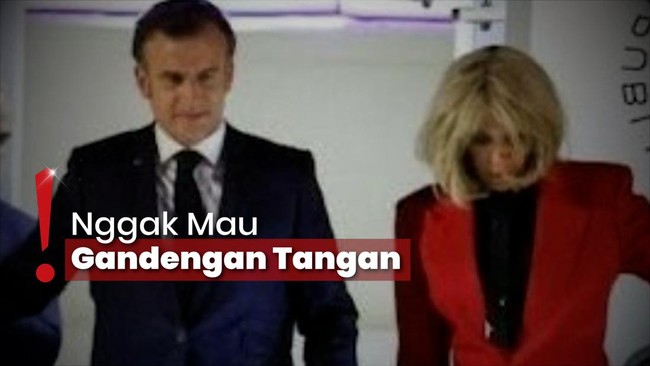 Kepergok Ditoyor Istri di Pesawat, Presiden Macron Ngaku Cuma Bercanda