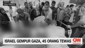 VIDEO: Israel Gempur Gaza, 45 Orang Tewas