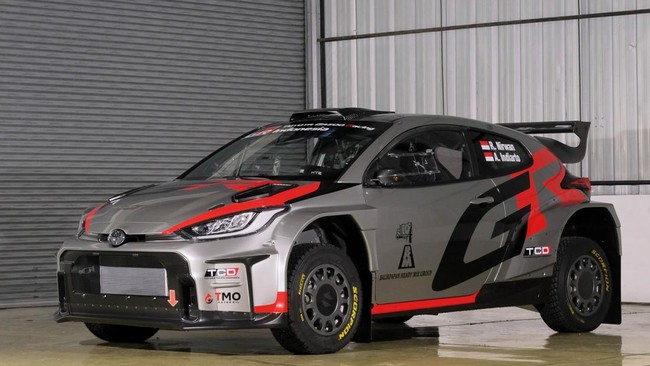 Toyota GR Yaris Rally2 diboyong oleh tim Toyota Gazoo Racing Indonesia (TGRI) sebagai bagian dari lineup terbarunya.