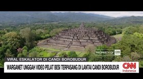VIDEO: Viral Dugaan Eskalator Candi Borobudur, Ini Penjelasan Istana