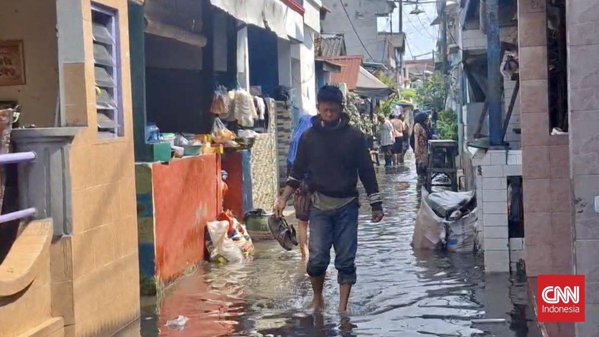 Banjir Rob Landa Pesisir Surabaya, Rumah Warga Terendam