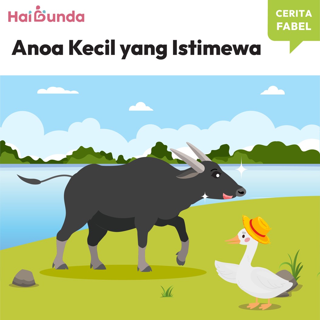Seekor anoa kecil bernama Cakara, bertubuh lebih mungil dari kerbau lain dan warnanya juga lebih gelap. Meski ia ramah, kawanan kerbau selalu menjauhinya.