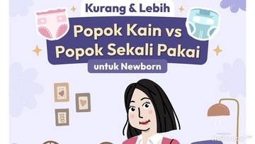 Kurang dan Lebih Popok Kain vs Popok Sekali Pakai untuk Newborn