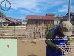 Kemensos Salurkan Bantuan untuk Korban Banjir Bandang di Donggala