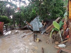 2 Orang Hilang Diduga Terseret Banjir Bandang di Donggala, 50 Rumah Terdampak