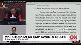VIDEO: MK Putuskan SD-SMP Swasta Gratis