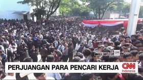 VIDEO: Perjuangan Ribuan Para Pencari Kerja