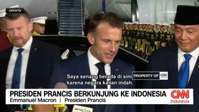 VIDEO: Macron: Saya Senang Berada Disini Karena Negara Kalian Indah