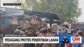 VIDEO: Pedagang Protes Penertiban Lahan
