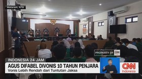 VIDEO: Agus Difabel Divonis 10 Tahun Penjara