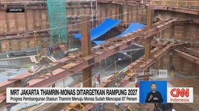 VIDEO: MRT Jakarta Thamrin-Monas Ditargetkan Rampung 2027