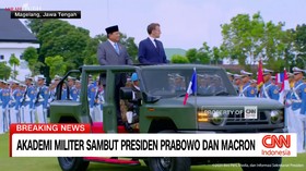 VIDEO: Akademi Militer Sambut Presiden Prabowo dan Macron