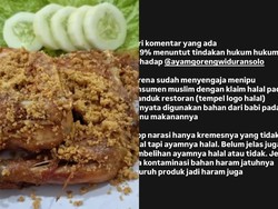 Pro Kontra Netizen Terhadap Kasus Ayam Goreng Widuran Nonhalal