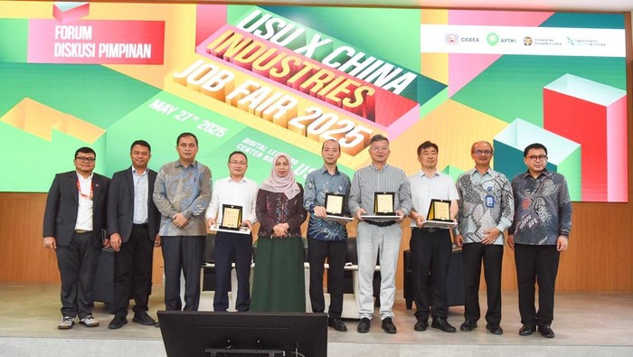 Kolaborasi Strategis Bersama China-Indonesia Cultural and Educational Exchange Association (CICEEA) Dalam Gelaran USU × China Industries Job Fair 2025