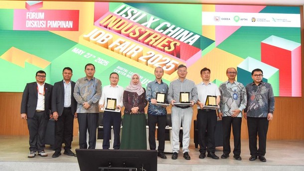 USU dan Industri Tiongkok Sinergikan Langkah dalam Job Fair dan Leader Forum 2025