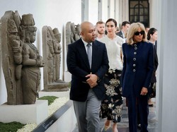Istri Presiden Prancis Kagum Lihat Pameran Karya Desainer RI yang Didirikan Anak Prabowo