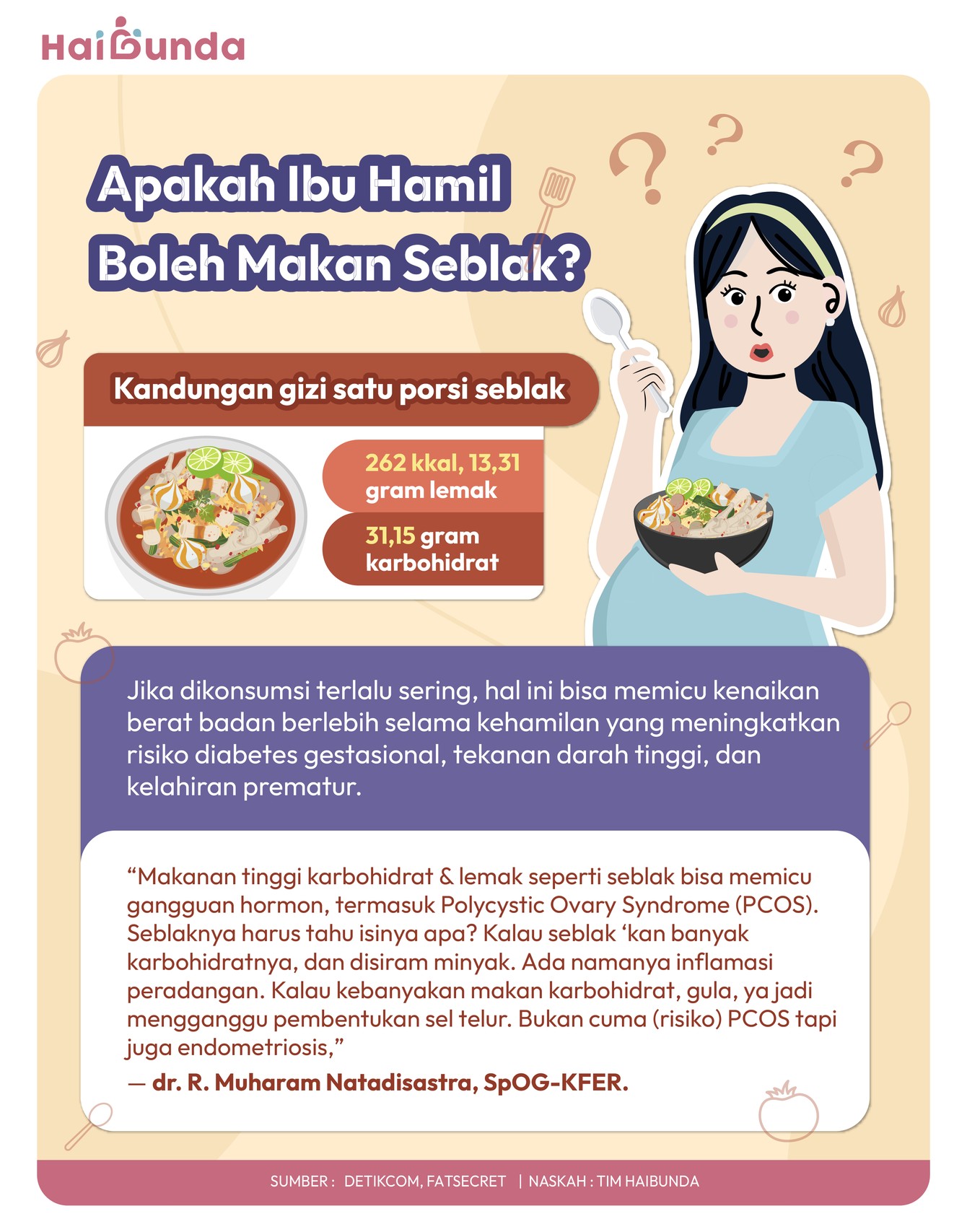 Apakah Ibu Hamil Boleh Makan Seblak&quest;