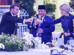 Istana Tepis Prabowo-Macron Minum Alkohol Saat Gala Dinner: Sari Apel