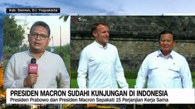 VIDEO: Presiden Prabowo & Macron Kunjungi Borobudur