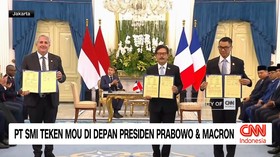 VIDEO: PT SMI Teken MoU di Depan Presiden Prabowo & Macron