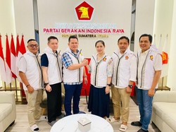 Eks Ketua DPW Sumut Rudi Gabung Gerindra Usai Mundur dari Perindo