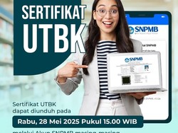 Cara Download Sertifikat UTBK 2025, Simpan Buat Daftar Ulang