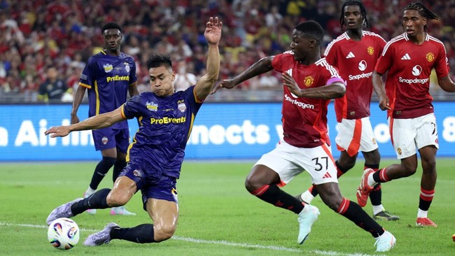 ASEAN All Stars menambah kesialan Manchester United pada musim 2024/2025 setelah menang 1-0 dalam pertandingan di Stadion Bukit Jalil, Rabu (28/5).
