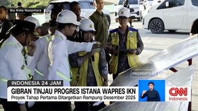 VIDEO: Gibran Tinjau Progres Istana Wapres Di IKN
