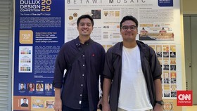 Desainer Beber Alasan Bawa Budaya Betawi di Mozaik Dinding Blok M Hub