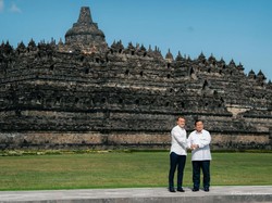 Macron Terkesan Pesona Borobudur, Sebut Adikarya Spiritual