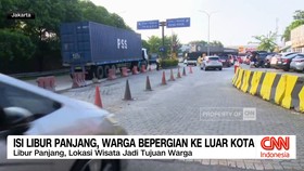 VIDEO: Isi Libur Panjang, Warga Bepergian Ke Luar Kota