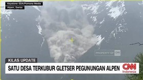 VIDEO: Satu Desa Terkubur Gletser Pegunungan Alpen