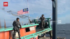 VIDEO:Momen 2 Kapal Malaysia Ditangkap Curi Ikan di Perairan Indonesia