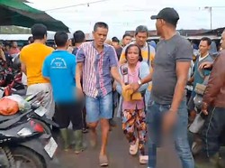 Pencopet di Pasar Induk Jakabaring Diamankan Warga, 1 Pelaku Kabur