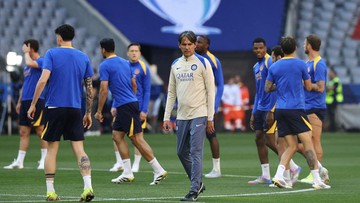Liputan Olahraga CNN Sport : FOTO: Jelang Perang PSG vs Inter Milan